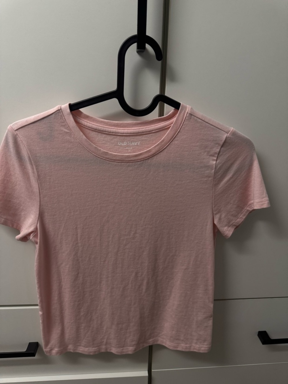 Old Navy Light Pink Short Sleeve Crew Tee - Girls